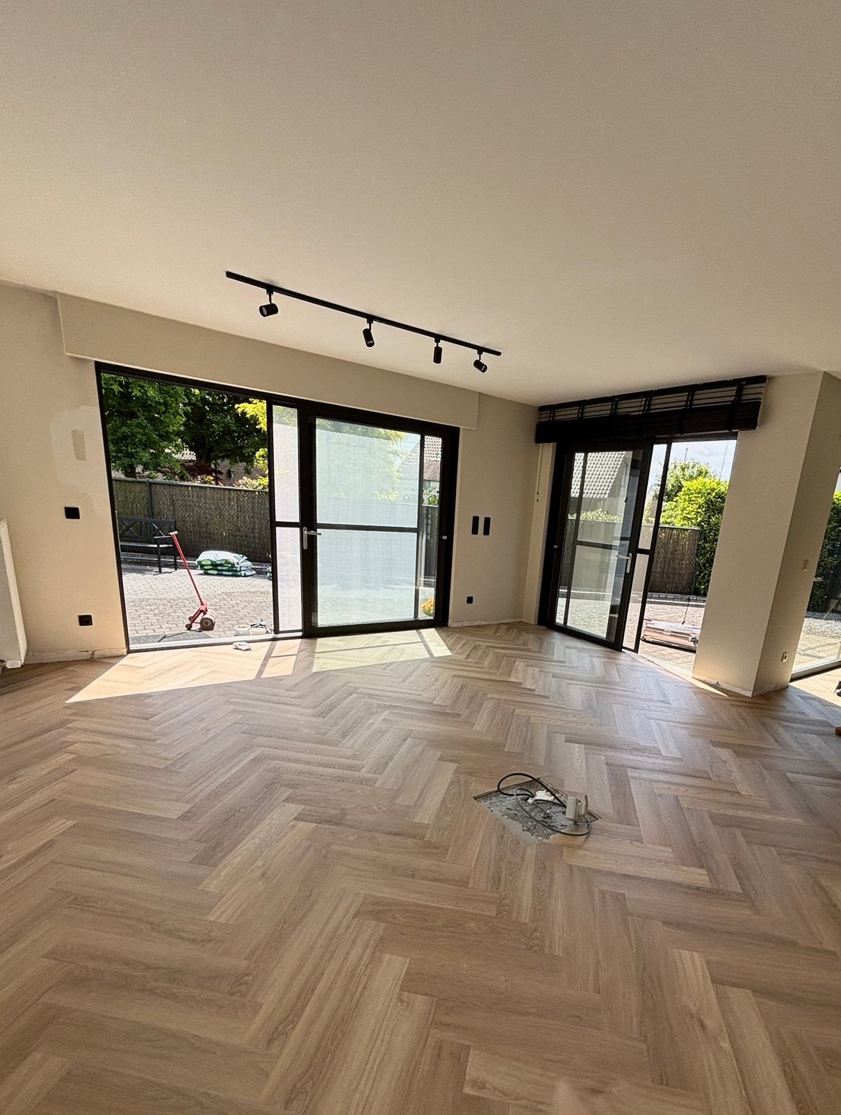 Herringbone beige Ambiant Spigato Dryback Dryback PVC, Maison & Meubles, Ameublement | Revêtements de sol, Neuf, Beige, 10 à 25 m²