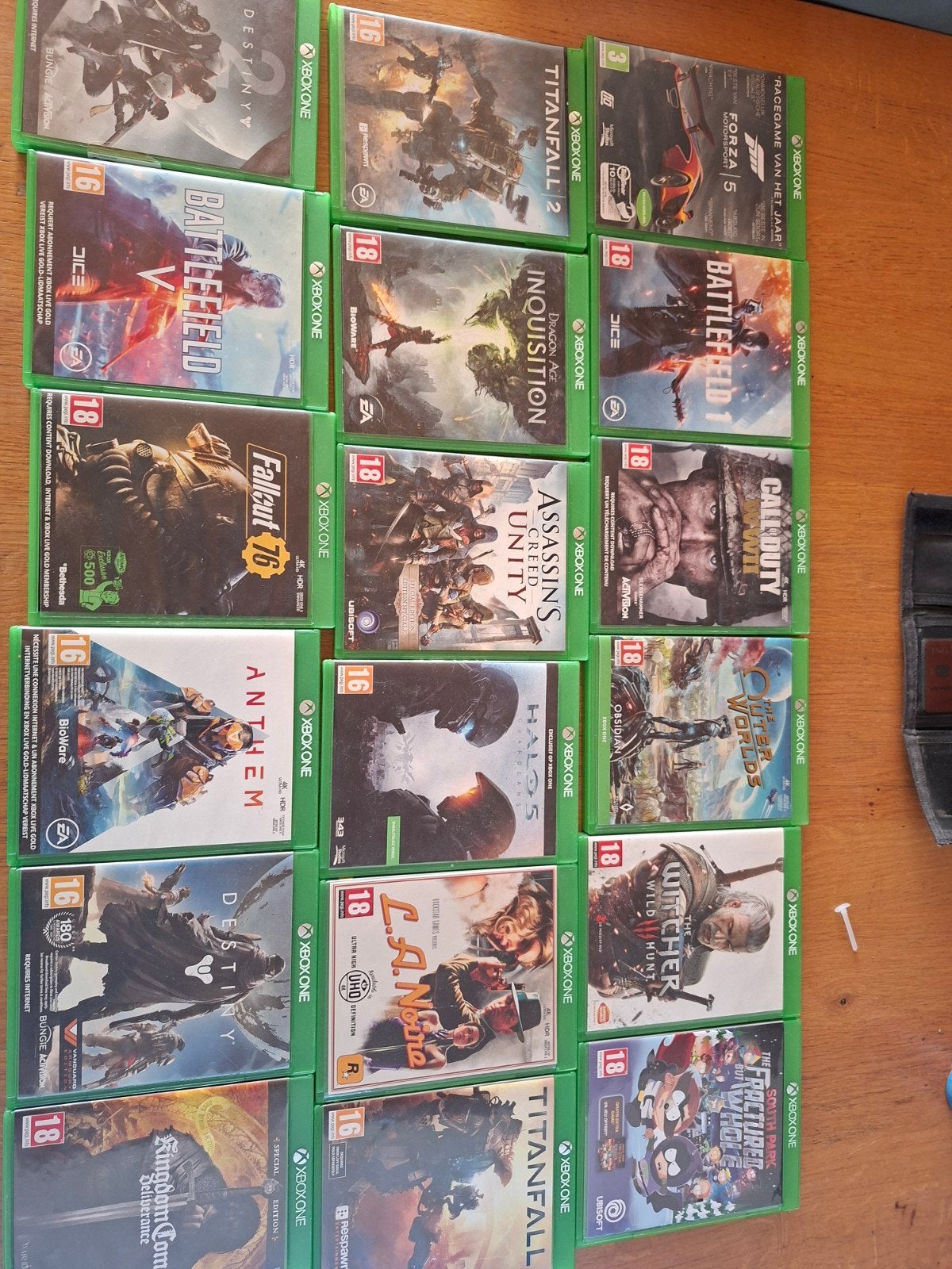 Xbox one spellen, Enlèvement