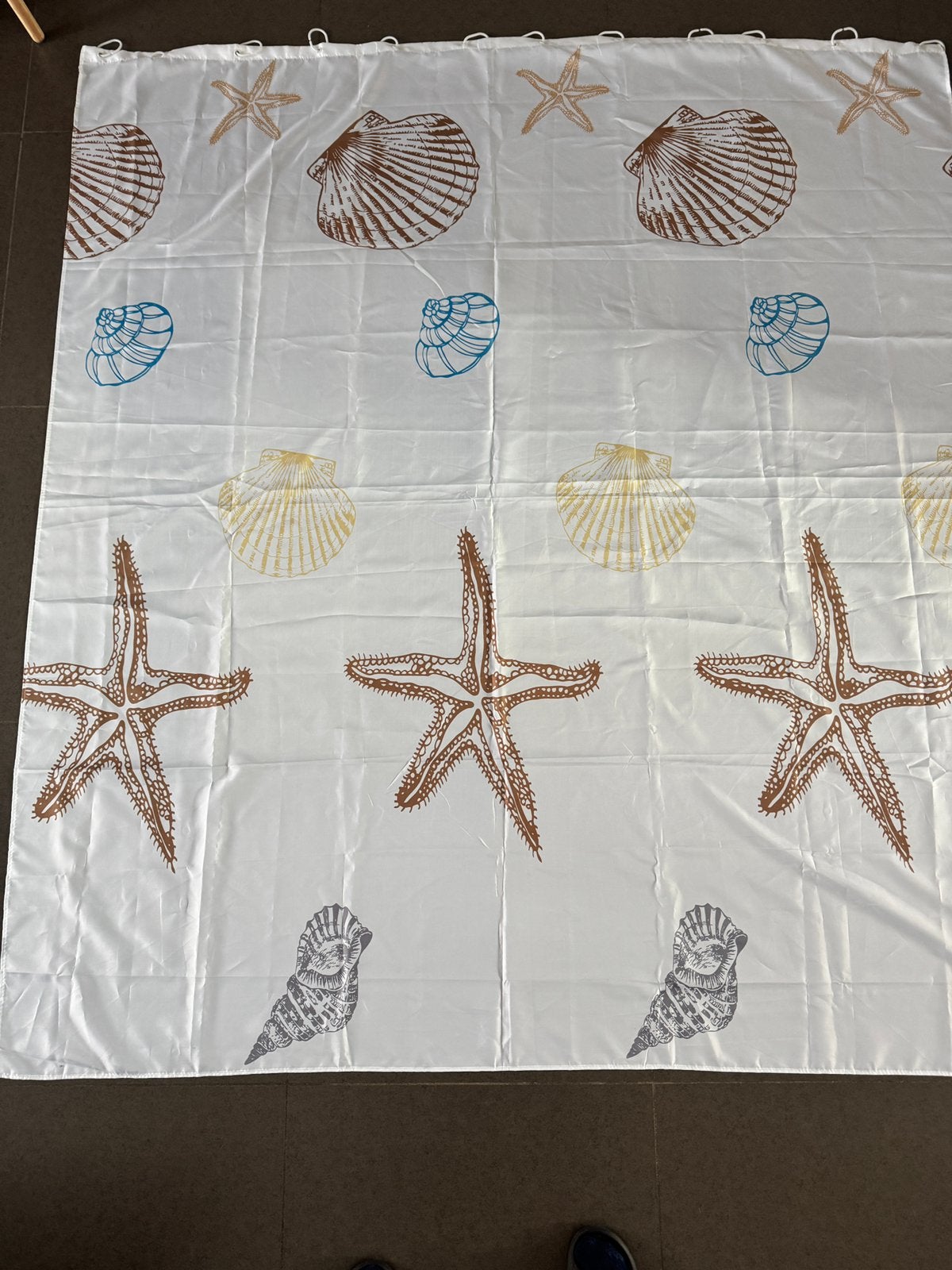 Gratis douchegordijn/badgordijn als nieuw 2m x 1,75m, Ophalen, Zo goed als nieuw