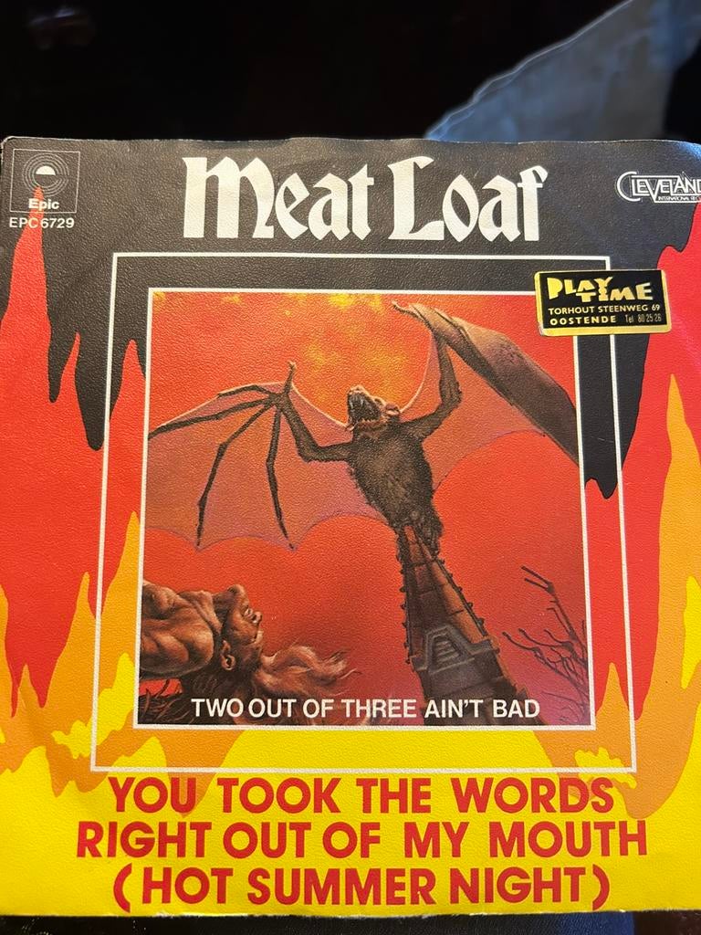 Vinyl singles meat loaf, Ophalen, Gebruikt