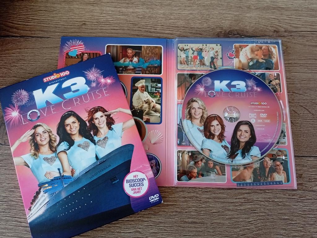 Studio 100 - K3 Love Cruise, Cd's en Dvd's, Ophalen, Gebruikt, Film