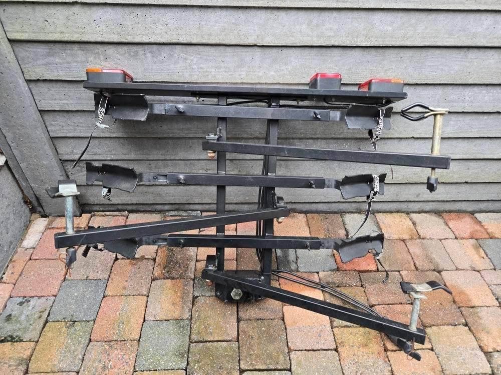 Fietsdrager voor 3 fietsen, Enlèvement, 3 vélos ou plus, Utilisé, Support d'attelage