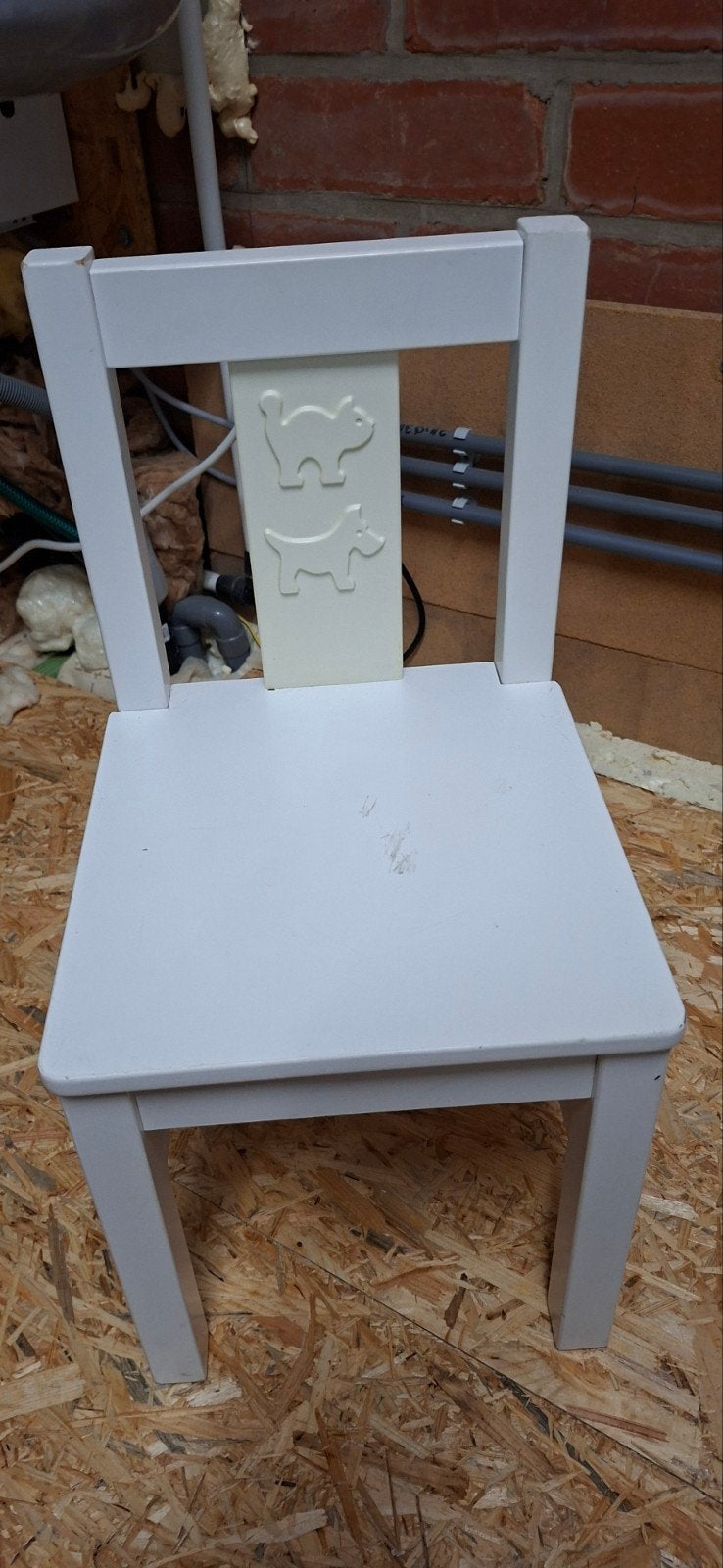 Kindertafel + stoel, Kinderen en Baby's, Ophalen, Gebruikt, Tafel(s) en Stoel(en)
