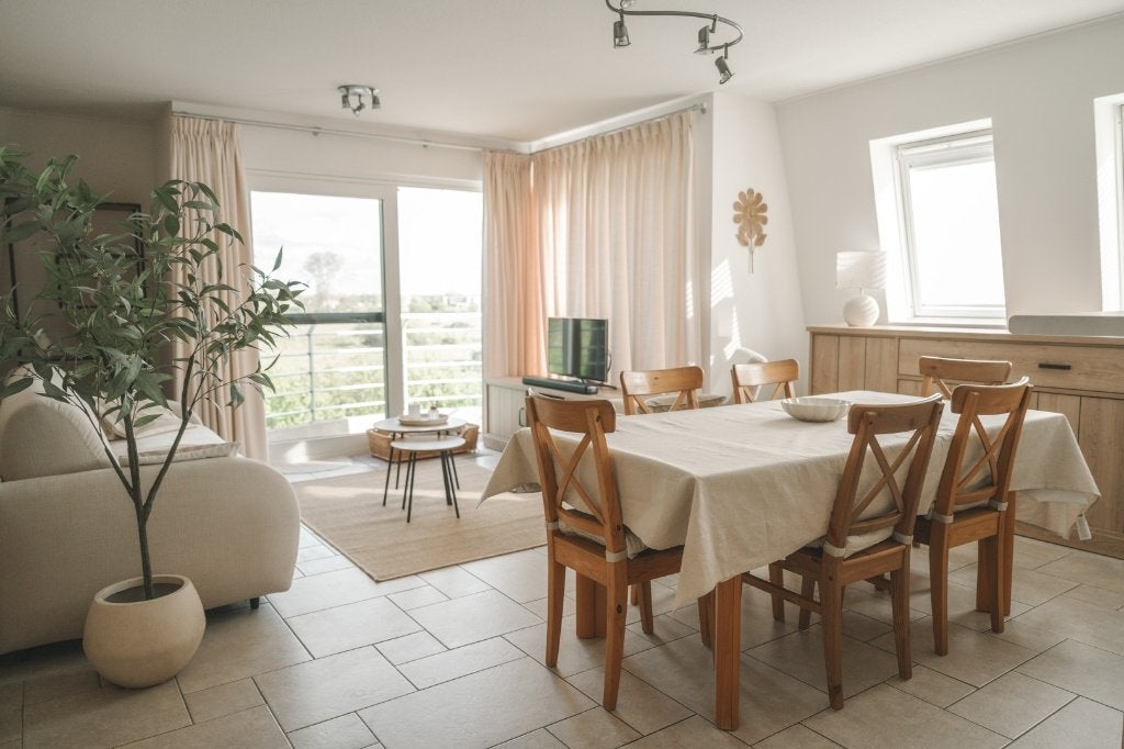 Vakantie aan zee: Kindvriendelijk luxe-appartement & zwembad, Tv, Antwerpen of Vlaanderen, Appartement, Landelijk