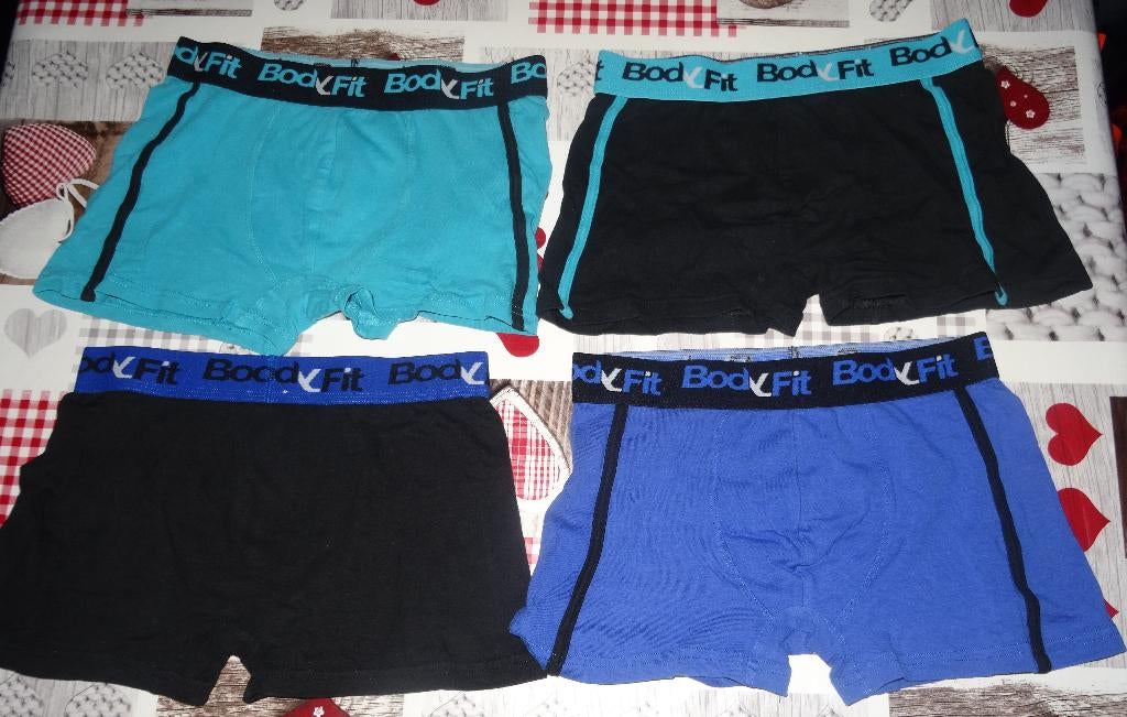 XS extra small caleçon, très bon état 4 pièces, Enlèvement ou Envoi, Bleu, Angelo Litrico, Boxer