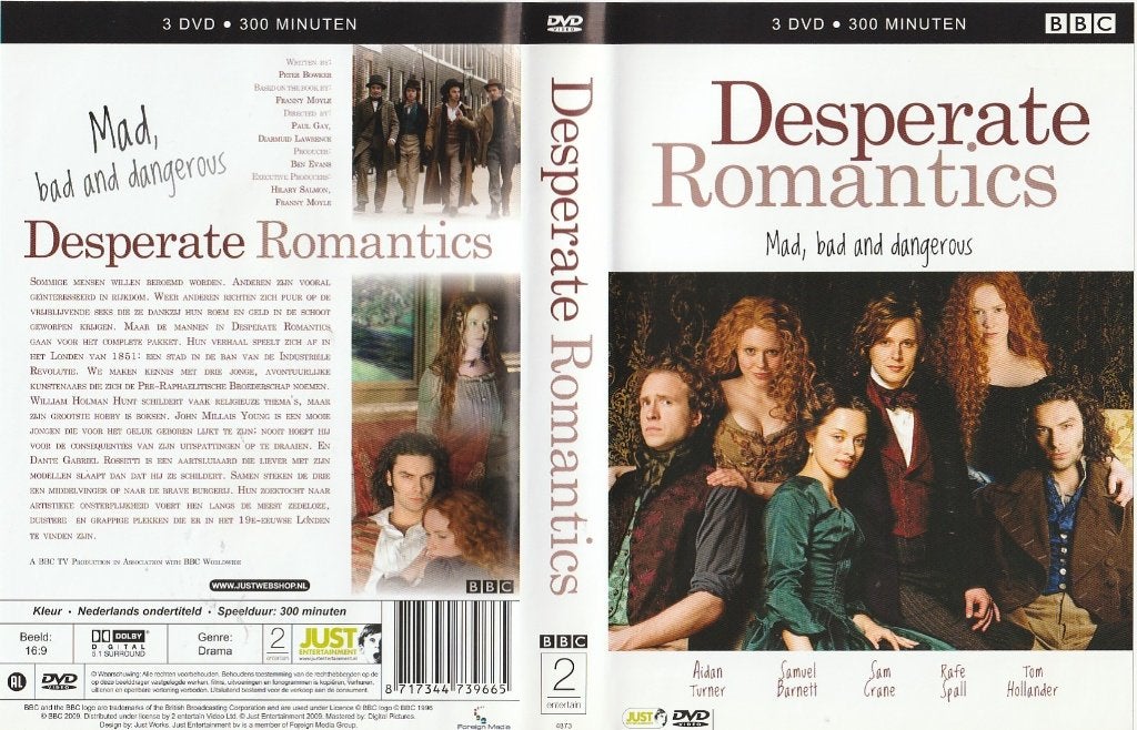 Desperate Romantics, Cd's en Dvd's, Dvd's | Drama, Engels, Historisch of Kostuumdrama, Nederlands, Ophalen of Verzenden