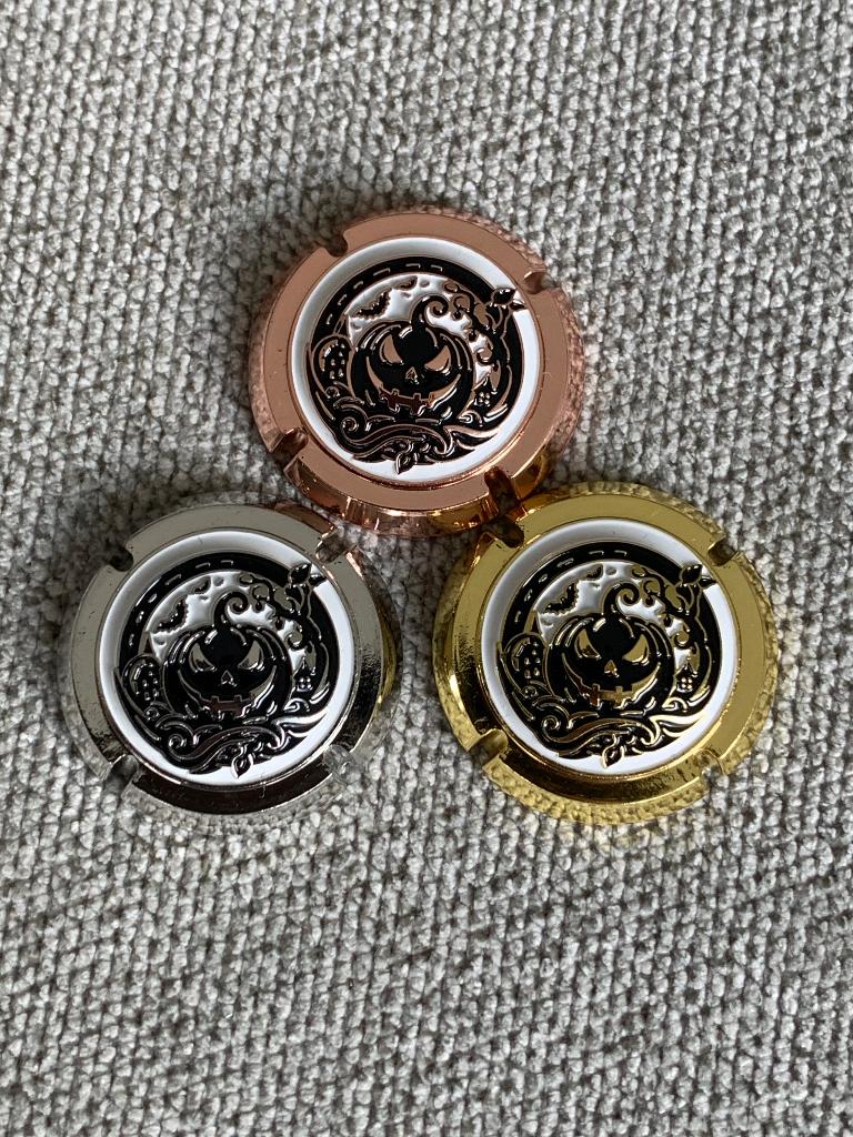 3 champagne capsules bijou style Ph Mignon, Verzamelen, Ophalen of Verzenden
