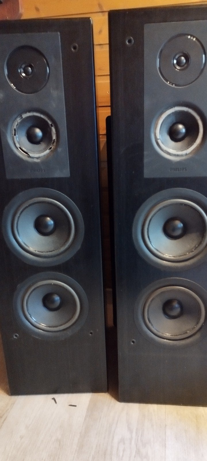 philips fb 840 vloer luidsprekers, Audio, Tv en Foto, Ophalen, Gebruikt, Philips