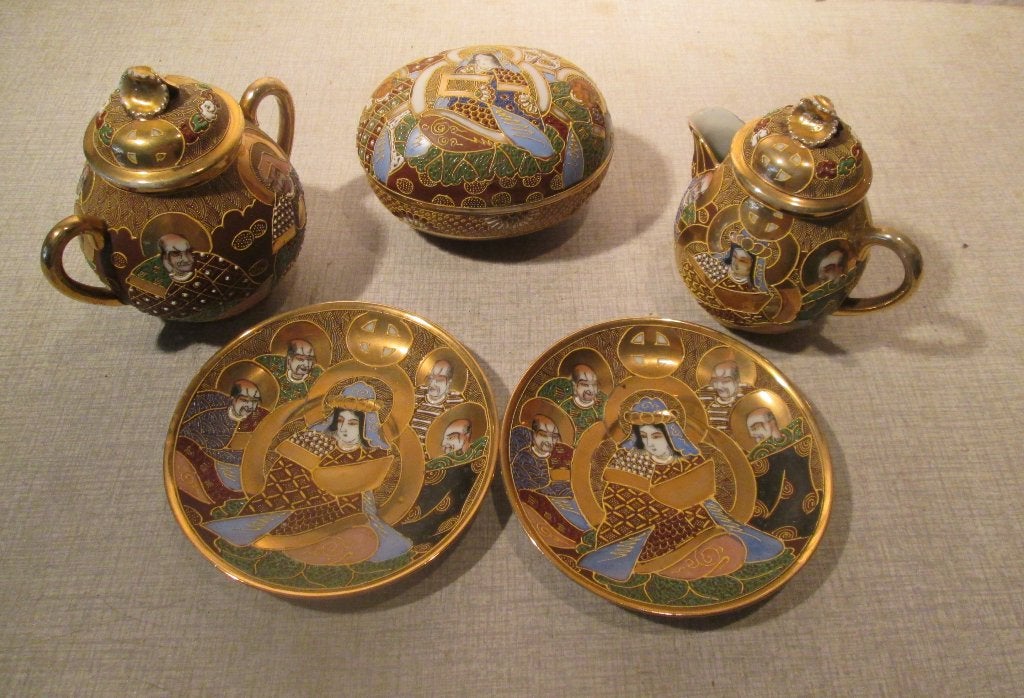 Belles pièces de vaisselle orientale ancienne, Enlèvement ou Envoi