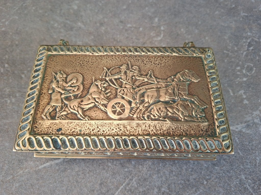 Max Le Verrier bronzen doos, Antiek en Kunst, Ophalen of Verzenden, Brons