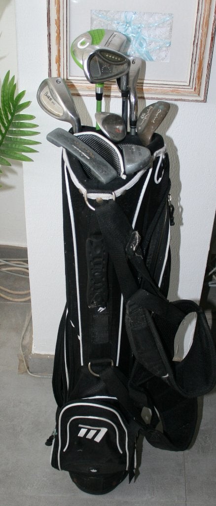 Ensemble complet de golf – Sac Masters avec trépied + clubs, Enlèvement, Utilisé, Sac