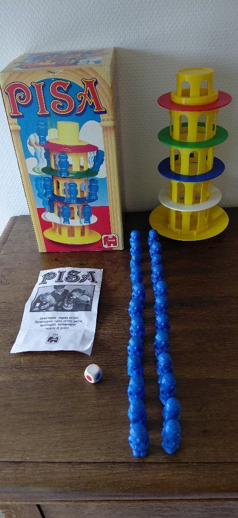 Spel:Toren van Pisa, Drie of vier spelers, Ophalen, Zo goed als nieuw, Overig