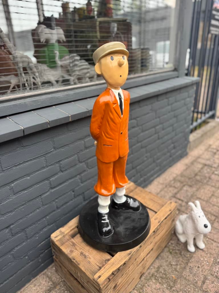 Kuifje met Bobbie beeld, Verzamelen, Ophalen, Zo goed als nieuw, Mens
