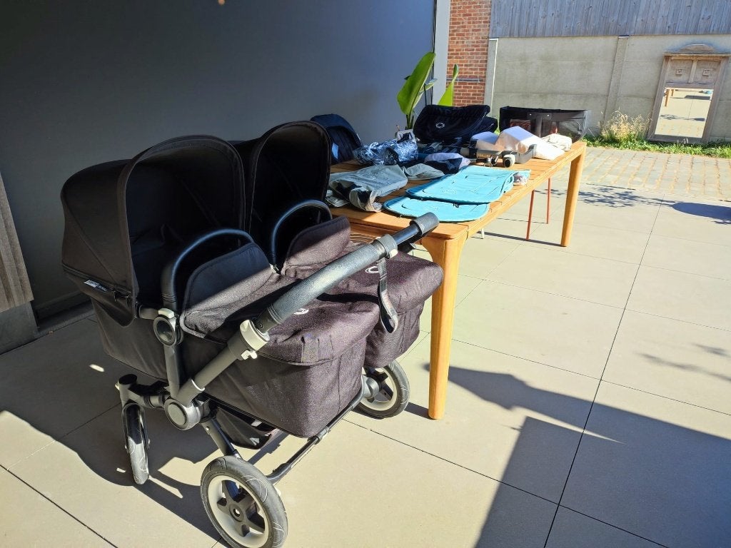 Bugaboo Donkey Duo/Twin met veel accessoires, Kinderen en Baby's, Kinderwagens en Combinaties, Ophalen, Gebruikt, Bugaboo, Combiwagen