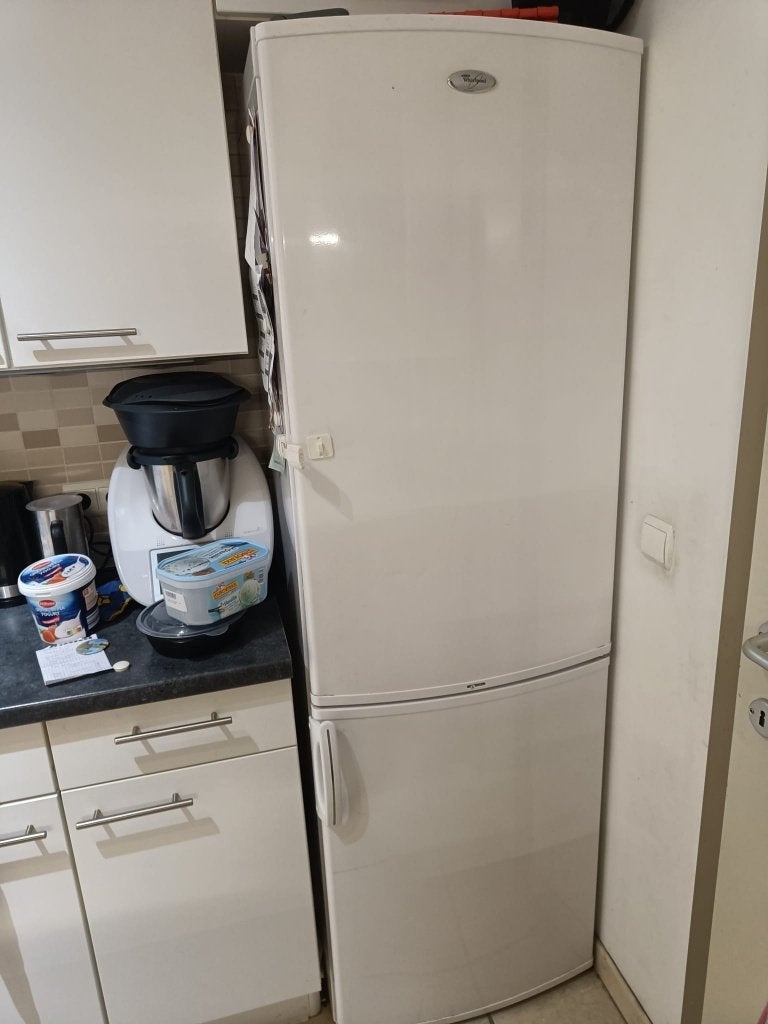 Whirlpool frigo en diepvries, 160 cm ou plus, Enlèvement, Utilisé, 200 litres ou plus