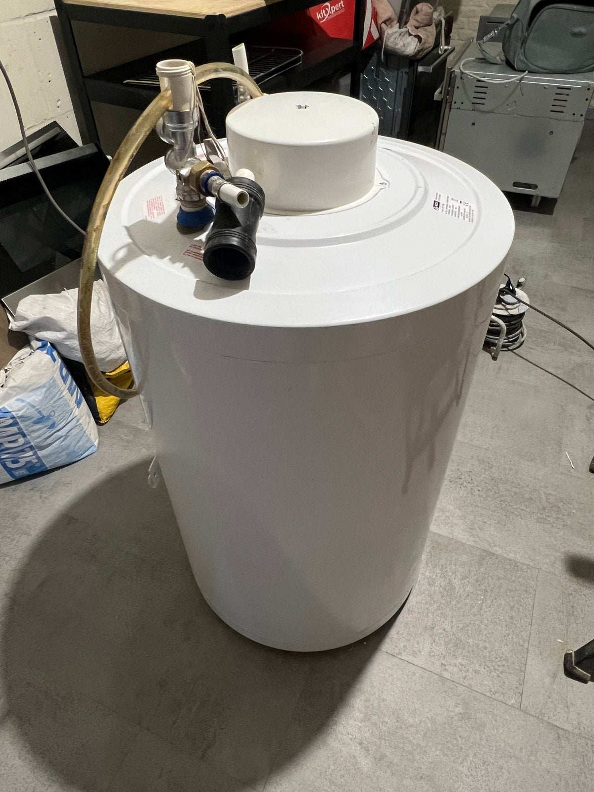 Elektrische boiler ST 100 – 100 liter – in goede staat, Doe-het-zelf en Bouw, Ophalen, Zo goed als nieuw, Boiler