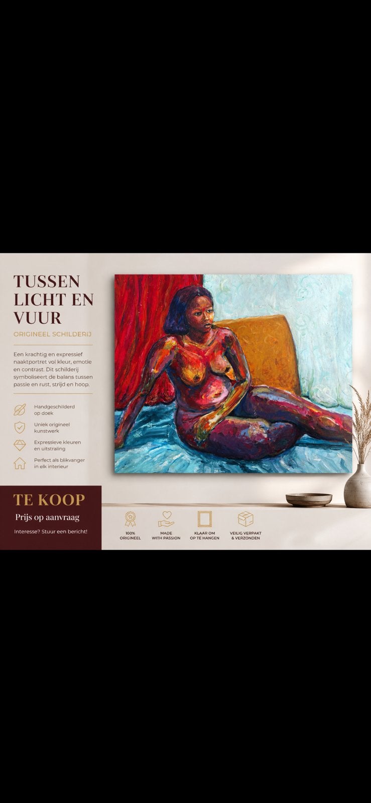 Natuur Schilderij, Ophalen, Zo goed als nieuw