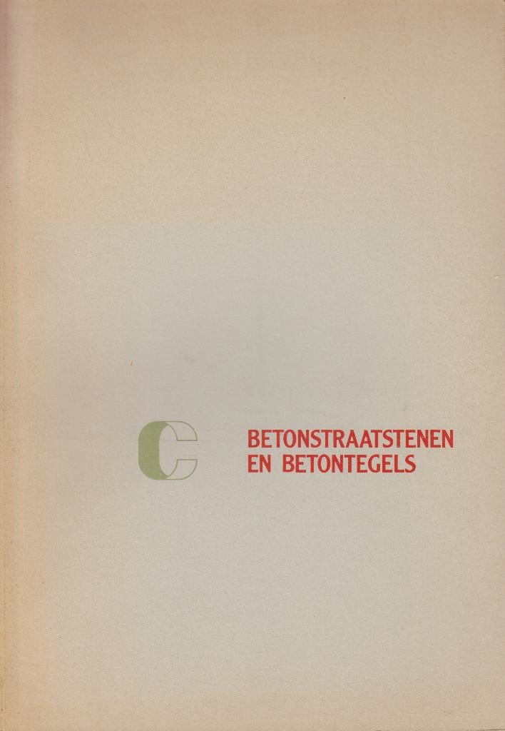 1982 - L. HENDRIKX - Betonstraatstenen en Betontegels, Boeken, Techniek, Zo goed als nieuw, Bouwkunde, Verzenden