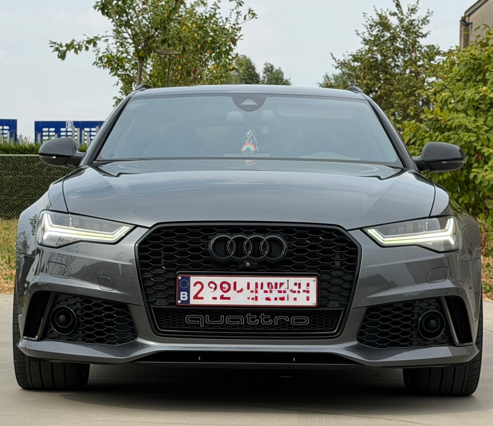 Audi Rs6 Performance 4.0 V8 / Matrix / Daytona Grey, Autos, Cruise Control, Argent ou Gris, Achat, Euro 6