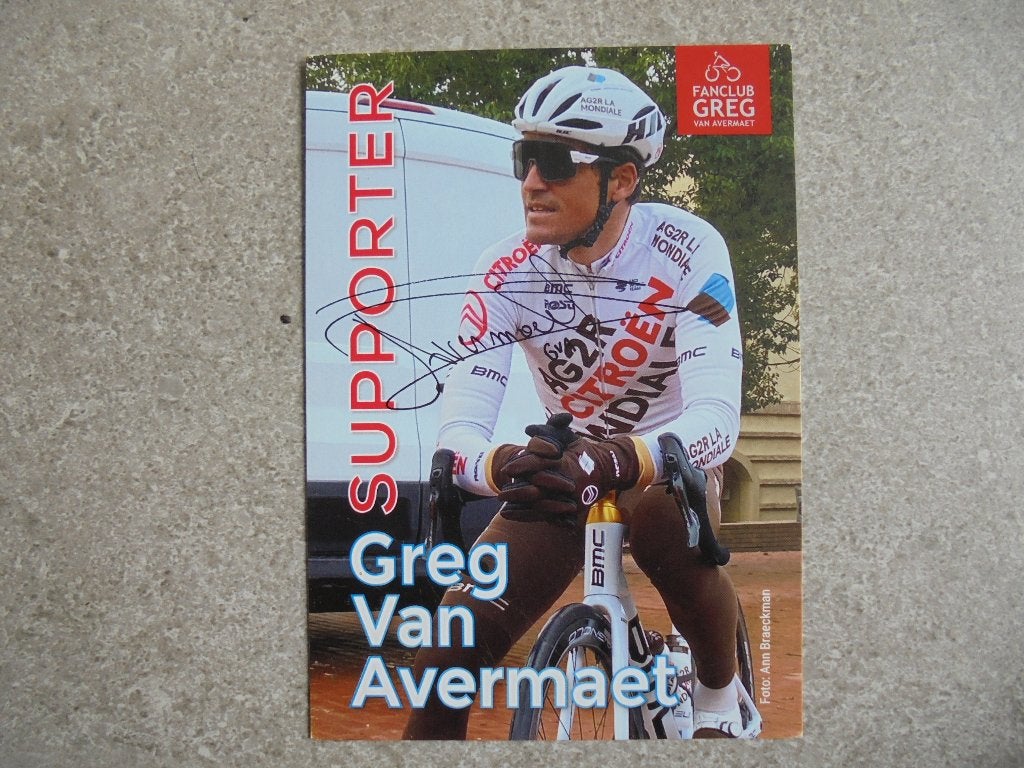 Wielerfoto Greg Van Avermaet, Verzenden