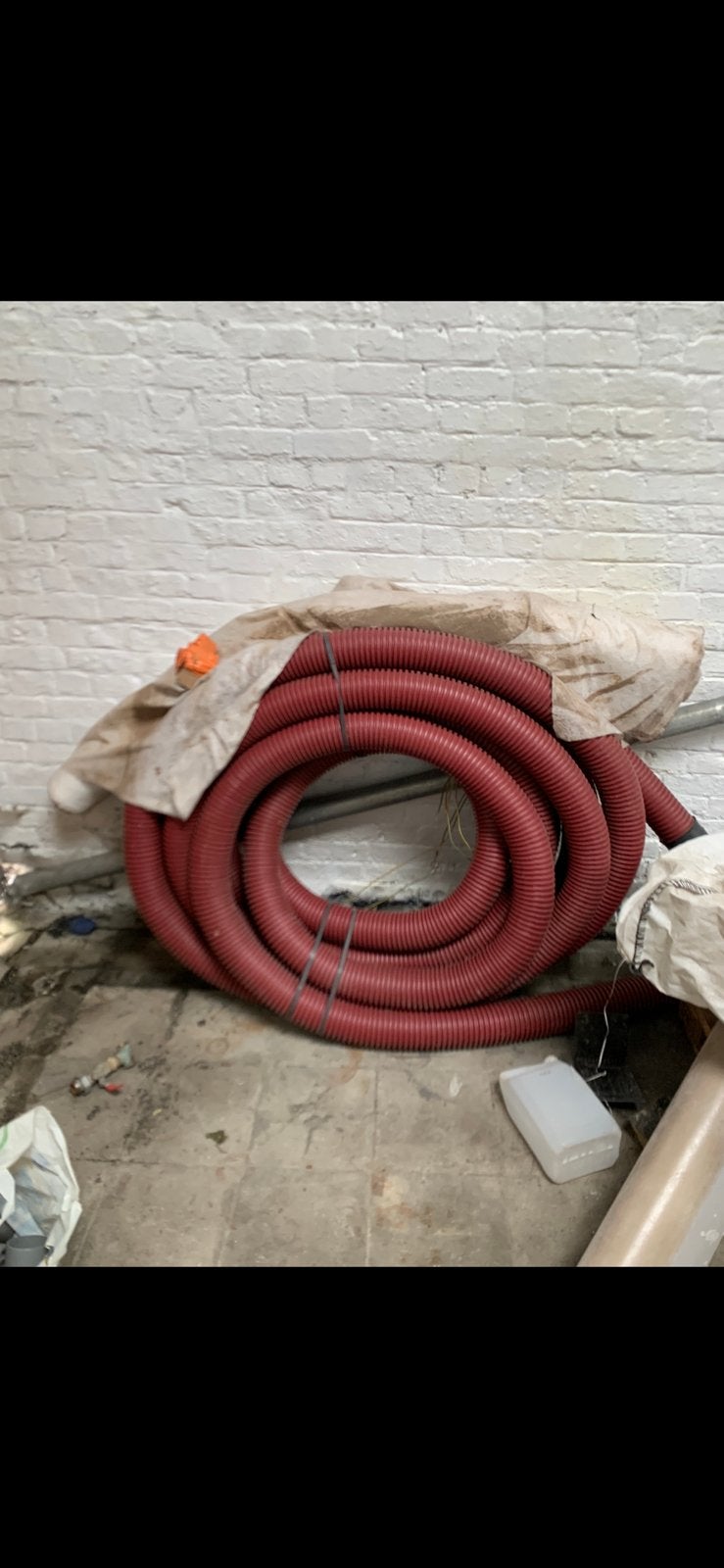 Gaine 110 rouge pour cable, Enlèvement ou Envoi, Comme neuf