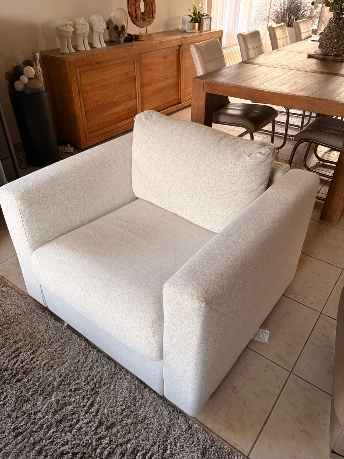 Grote 1-persoonszetel, Maison & Meubles, Canapés | Sofas & Chaises Longues, Enlèvement, Comme neuf