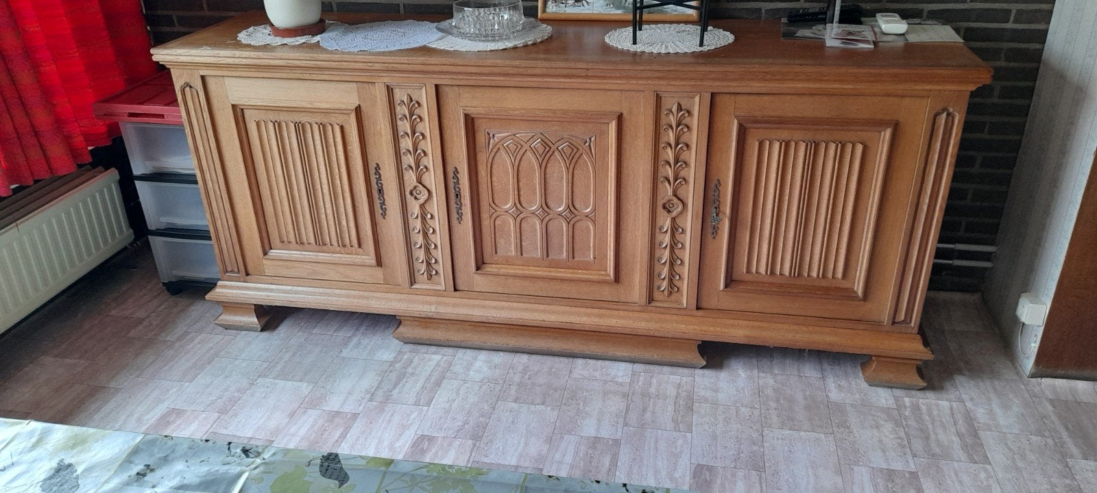 Eiken buffetkast, Huis en Inrichting, Ophalen