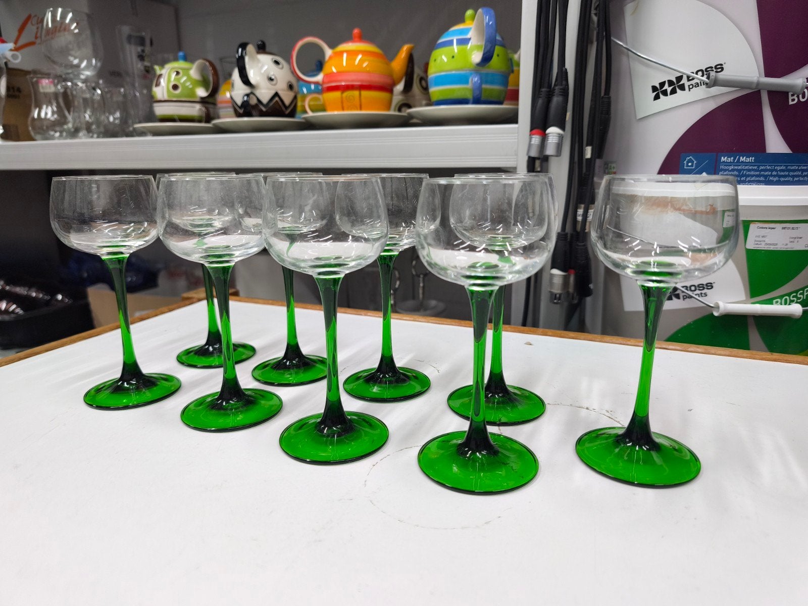9 x verres à sorbet (1 tasse), Enlèvement ou Envoi