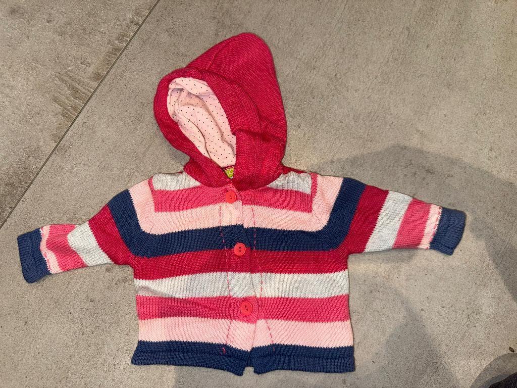 Gilet TQF multicolore rayé, Enfants & Bébés, Vêtements de bébé | Taille 50, Neuf, Garçon ou Fille, Enlèvement ou Envoi, Pull ou Veste