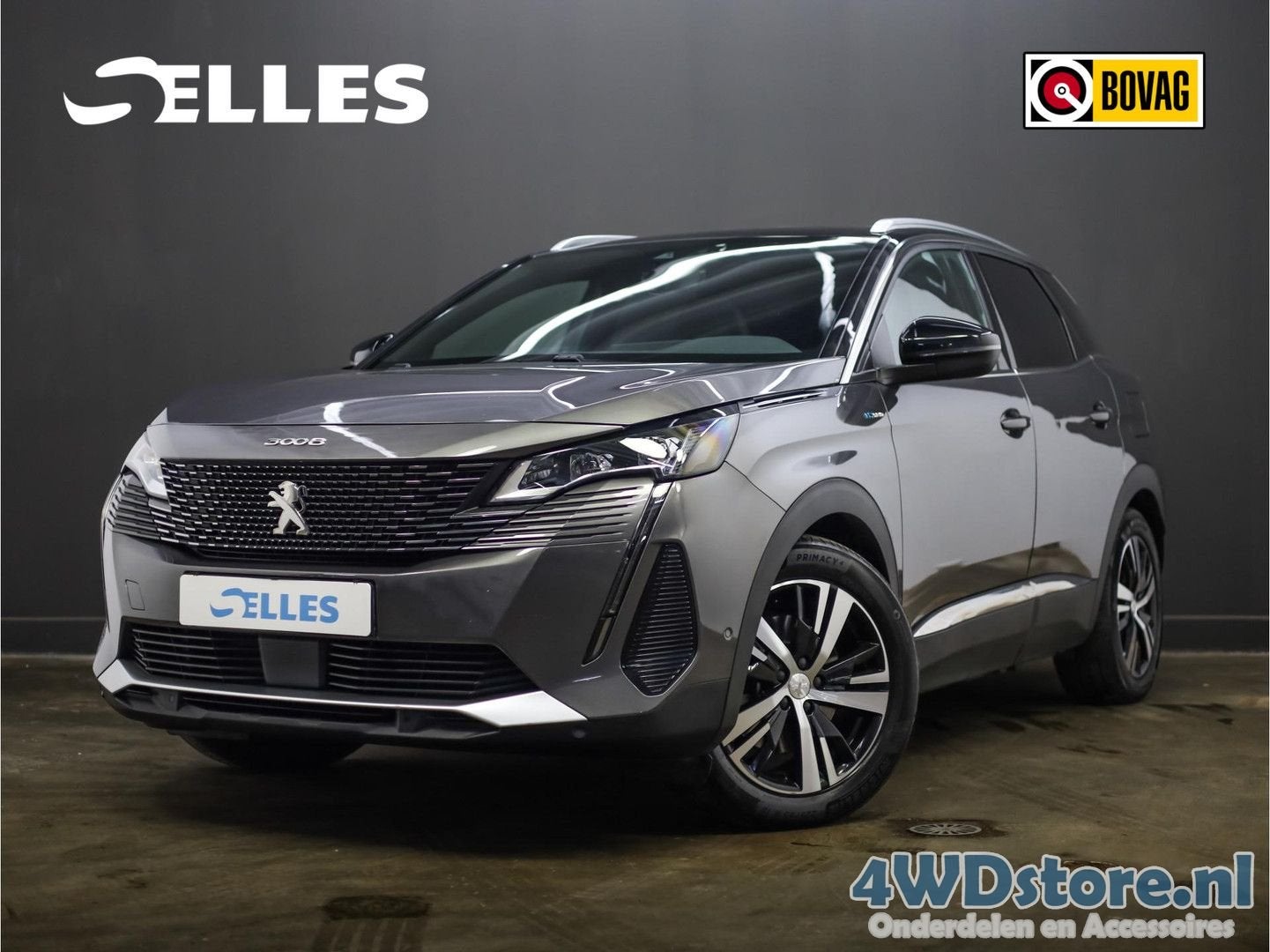 Peugeot 3008 1.6 HYbrid 300 GT Pack SOH 98% | Panoramadak |, Auto's, Peugeot, Automaat, Zwart, 31 g/km, Hybride Elektrisch/Benzine