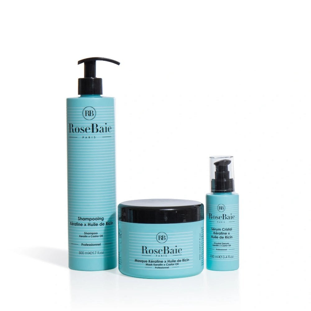 RoseBaie Paris haarroutine shampoo masker serum castor, Handtassen en Accessoires, Uiterlijk | Haarverzorging, Nieuw, Haarverzorger of -hersteller