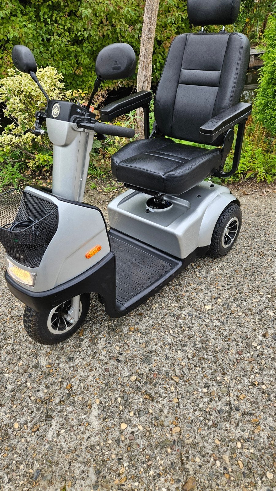 Afikim Breeze scootmobiel, sterke degelijke scootmobiel, Ophalen, Inklapbaar, Zo goed als nieuw, Elektrische rolstoel