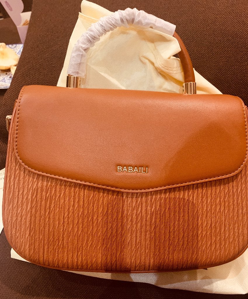 Babaili sac à main cuir, Enlèvement, Neuf, Brun, Sac à bandoulière