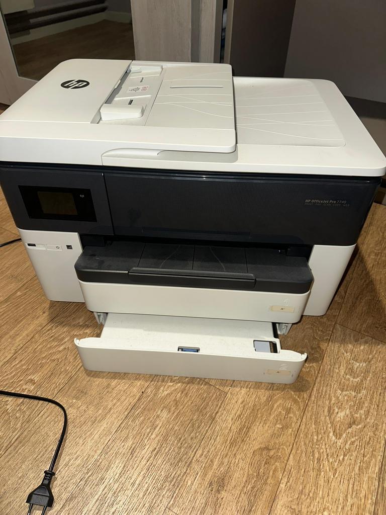 HP OfficeJet Pro 7740 , €150, Computers en Software, Printers, Ophalen, Zo goed als nieuw, Faxen, Printer