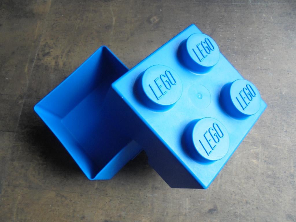 Lego Brick Lunch Box 2x2 (zie foto's) 2, Verzenden, Gebruikt, Lego