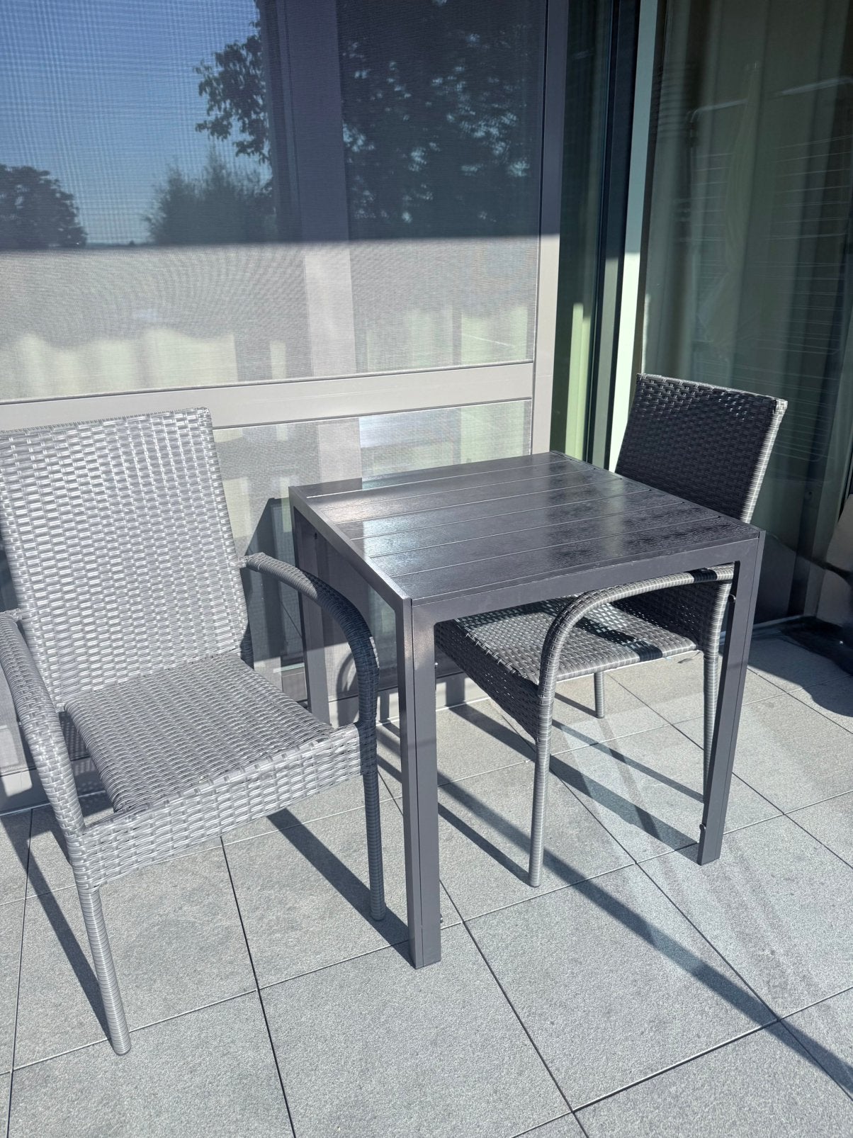 Tuintafeltje met 2 stoelen, Tuin en Terras, Eettafel, Zo goed als nieuw, Tuinset, Ophalen