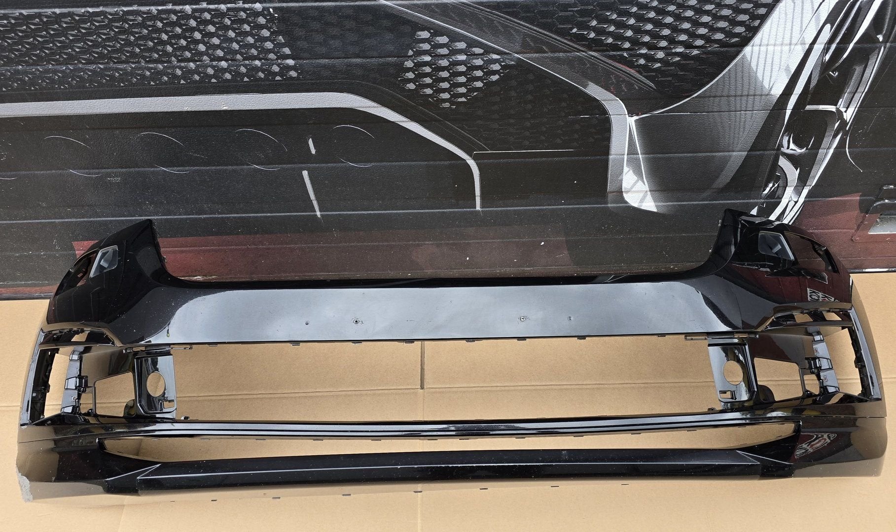 Voorbumper Skoda Kodiaq Facelift FR RS LINE ORIGINEEL BUMPER, -, Origine de la pièce connue, Utilisé, -