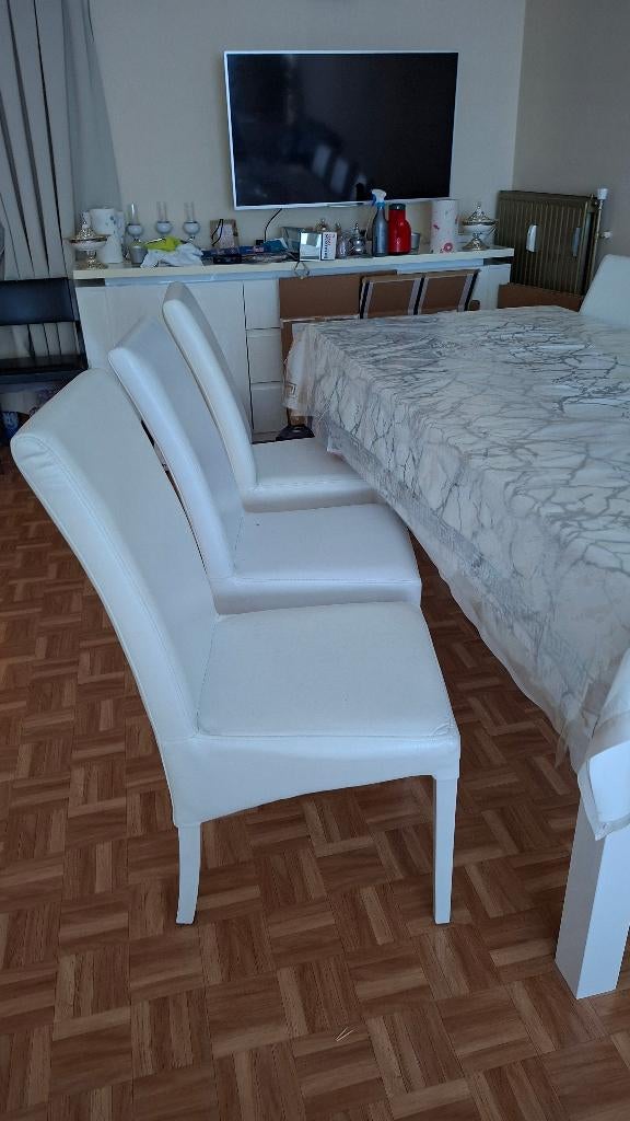 Salontafel met 6 stoelen, Ophalen, Gebruikt