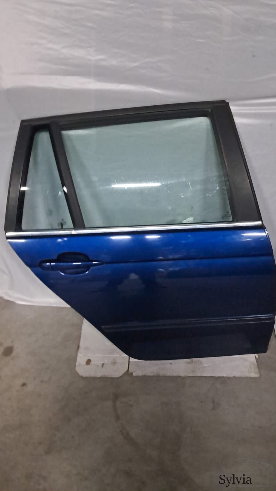 Deur Portier rechts achter BMW 3 serie E46 Touring Mysticbla, -, Utilisé, Porte, -