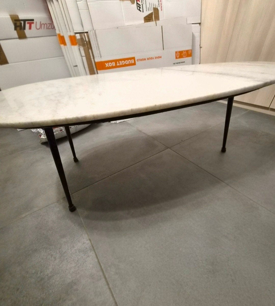 Table basse en marbre/Marmeren  Salontafel/ Marbel Coffee ta, Maison & Meubles, Enlèvement, Comme neuf, 100 à 150 cm, 50 à 100 cm