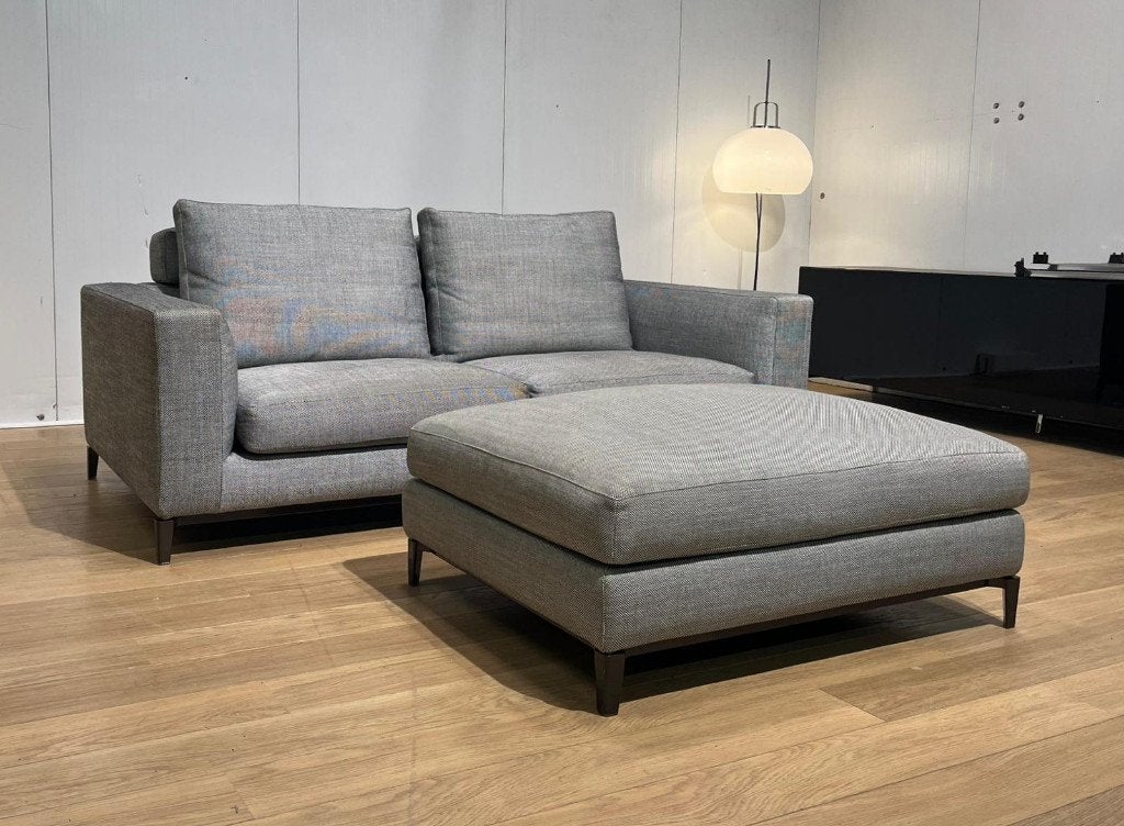 NIEUWSTAAT Minotti Andersen 2.5-Zits NP €8500, 100 tot 125 cm, Tweepersoons, Ophalen of Verzenden, Zo goed als nieuw