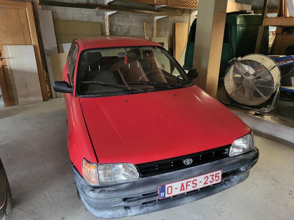Toyota Starlet 1990, Rouge, Achat, Starlet, Boîte manuelle