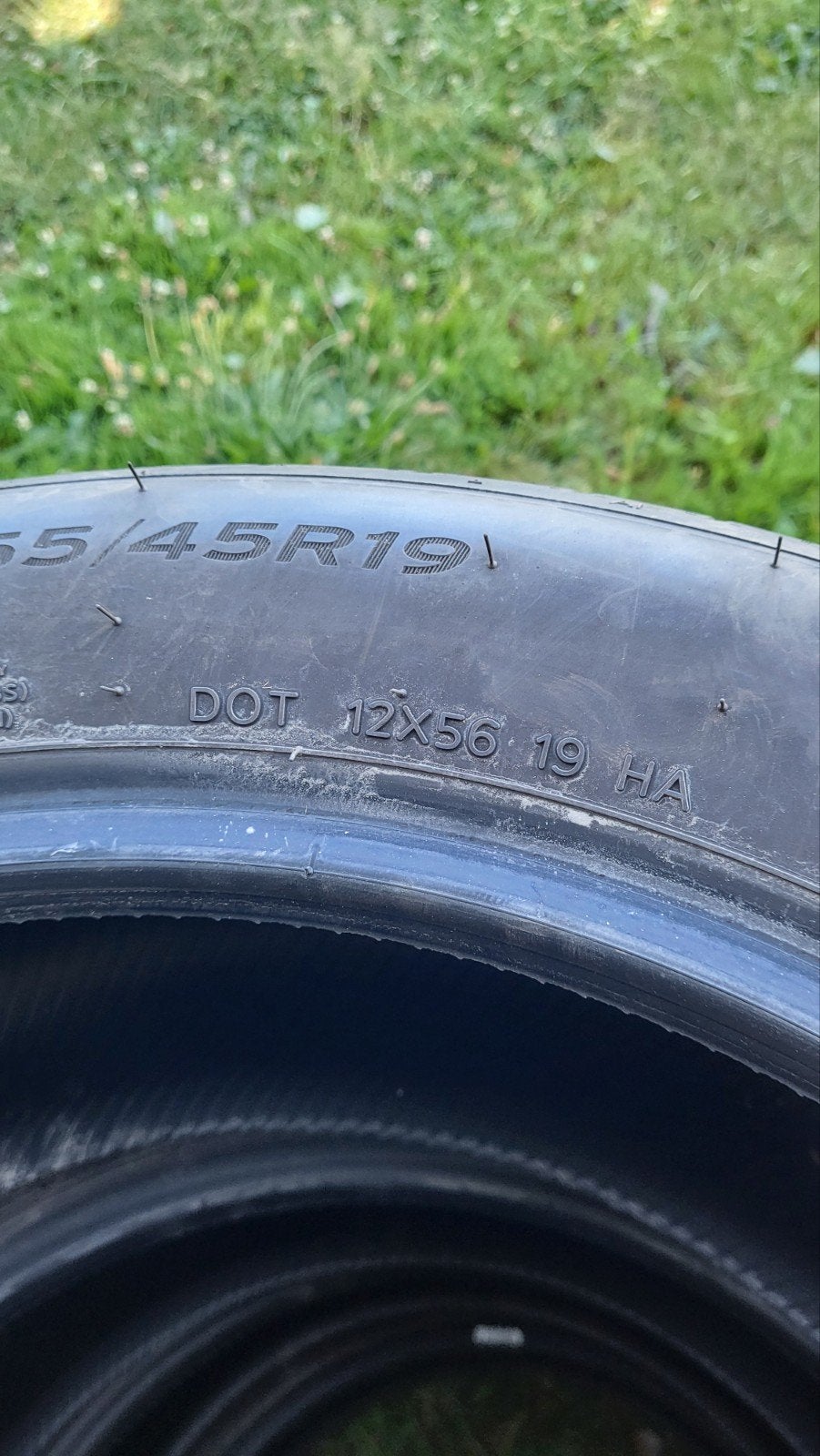 4 pneus 255/45r19, Enlèvement, Pneu(s)