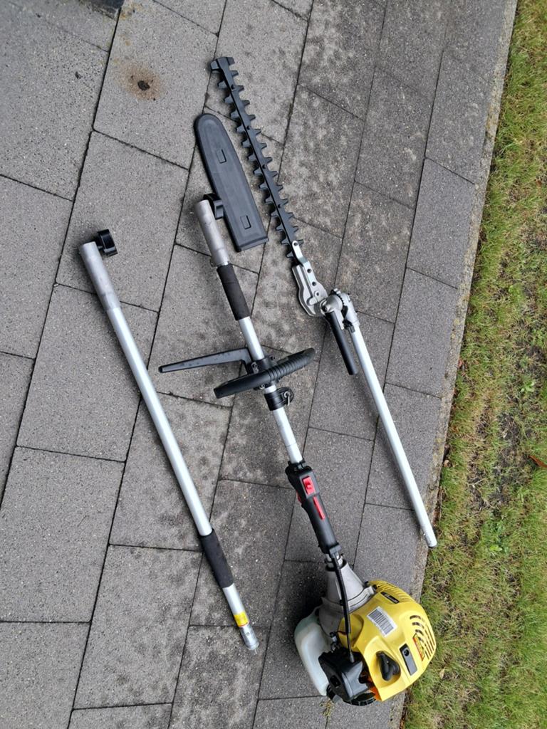 Heggeschaar op steel, Tuin en Terras, Heggenscharen, Ophalen, Benzine