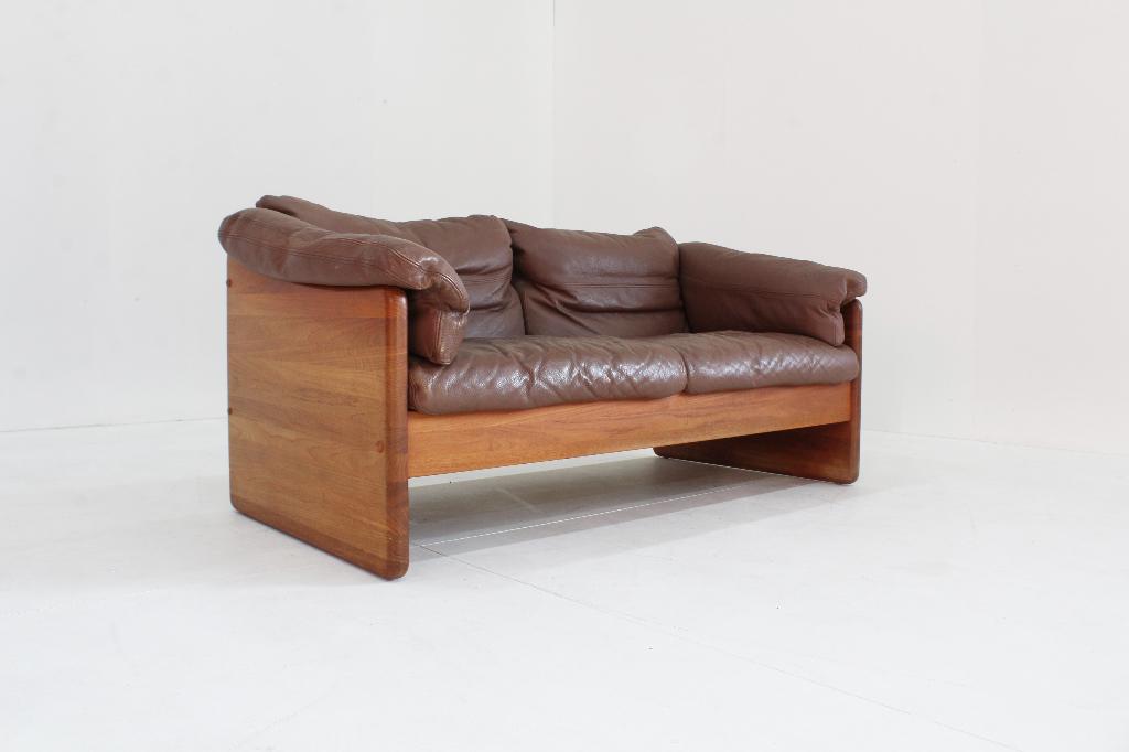 Vintage Mid Century sofa teak Mikael Laursen jaren 60, Ophalen of Verzenden, Huis en Inrichting
