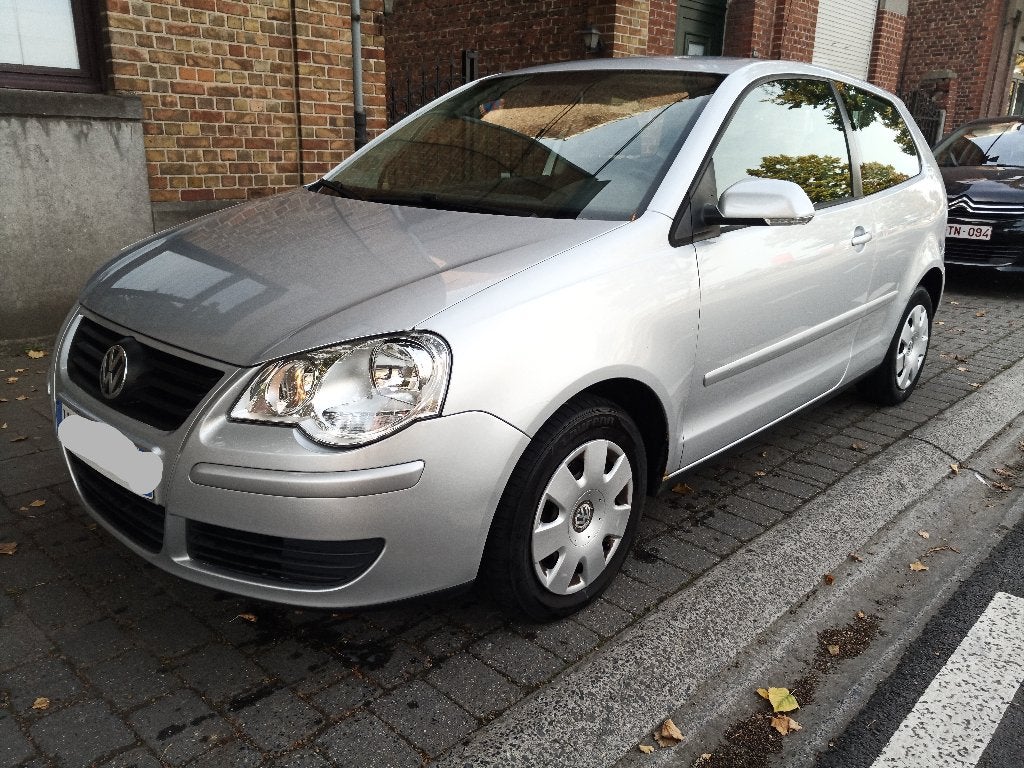 Polo 1,2i.airco.2006. 87km.Euro-4.Prêt à être immatriculé..., Argent ou Gris, Achat, Boîte manuelle, 5 places