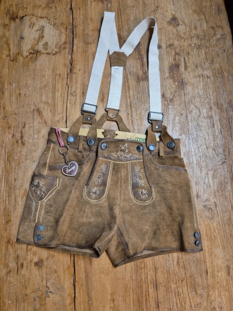 Leuke dames lederhose, Kleding | Dames, Bruin, Country Line, Ophalen of Verzenden, Zo goed als nieuw