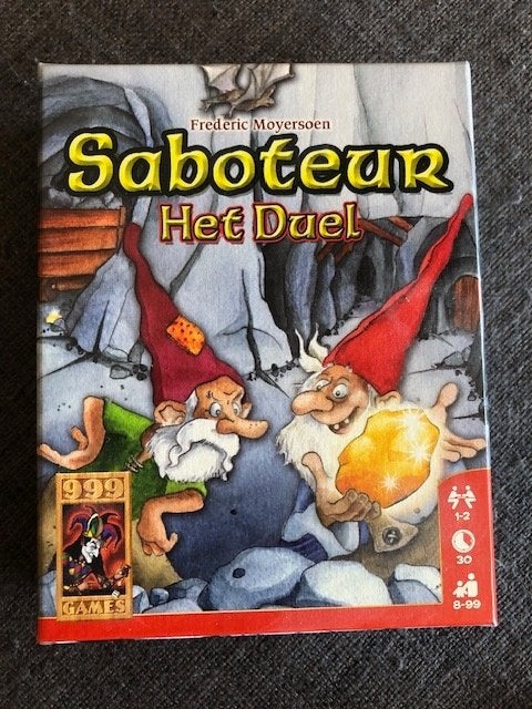 Saboteur: Het Deul spel, Een of twee spelers, Ophalen of Verzenden, Zo goed als nieuw, 999 Games