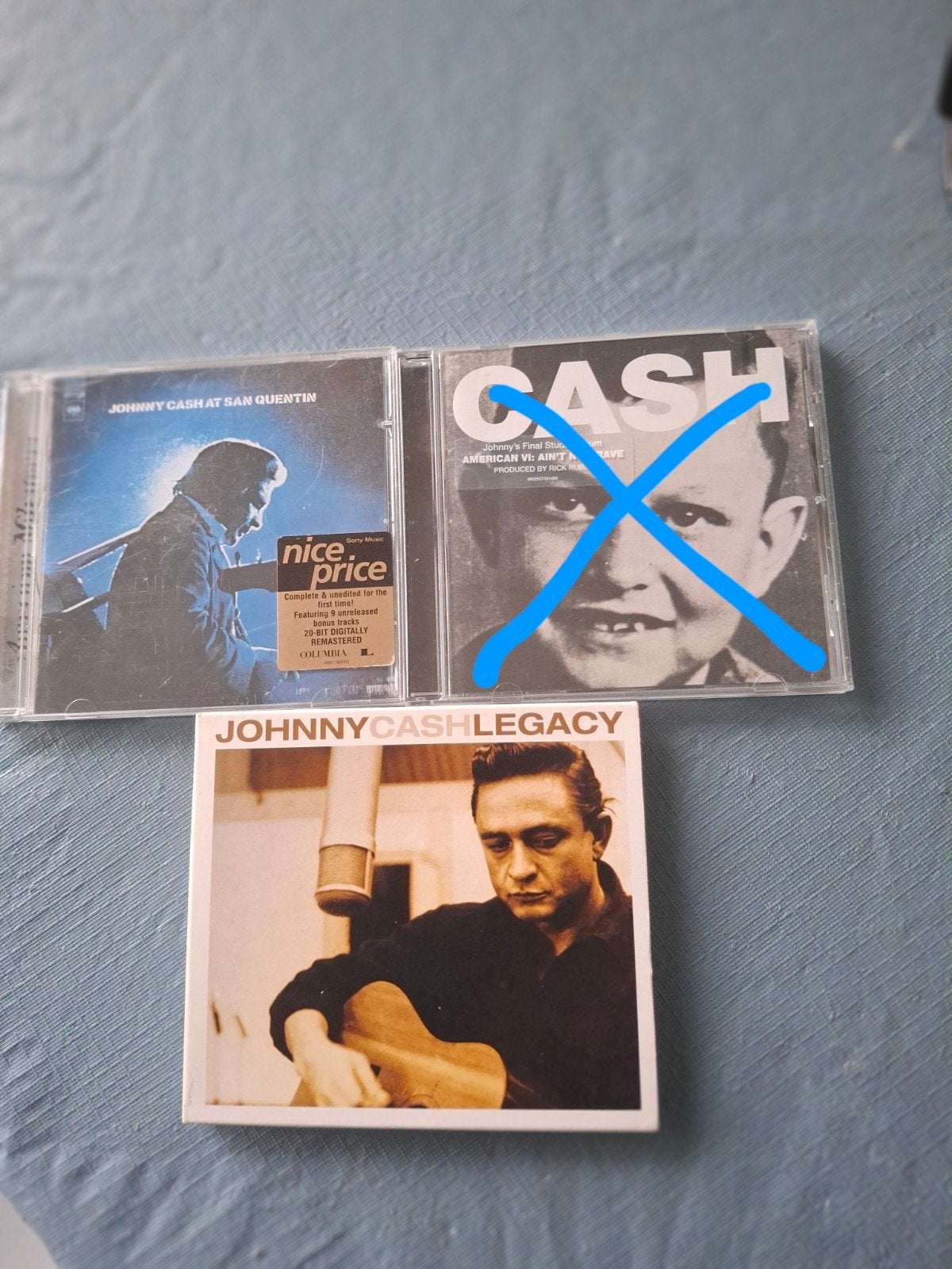 CD Johnny Cash, Enlèvement ou Envoi