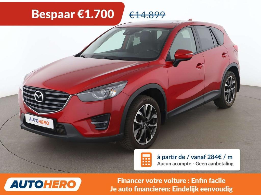 Mazda CX-5 2.2 Turbodiesel Sports-Line AWD (bj 2015), Auto's, Mazda, Te koop, CX-5, 4x4, ABS, Airbags, Airconditioning, Automatische klimaatregeling